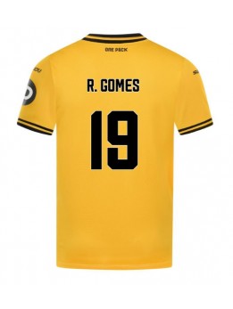 Wolves Rodrigo Gomes #19 Domaci Dres 2024-25 Kratak Rukavima